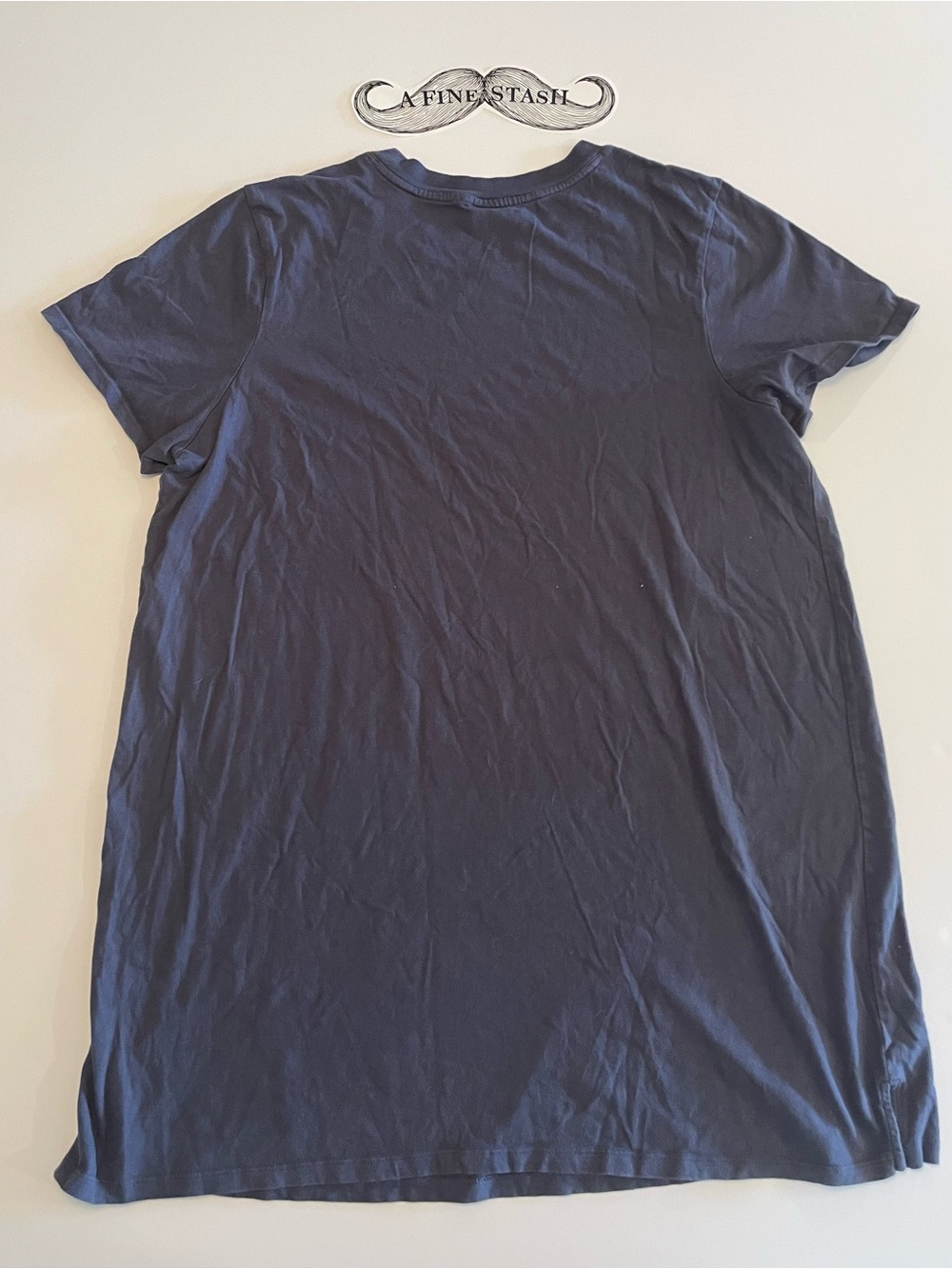 Old Navy Blue Navy T Shirt Dress Crew Neck Short Sleeve Sz XL - Picture 4 of 4